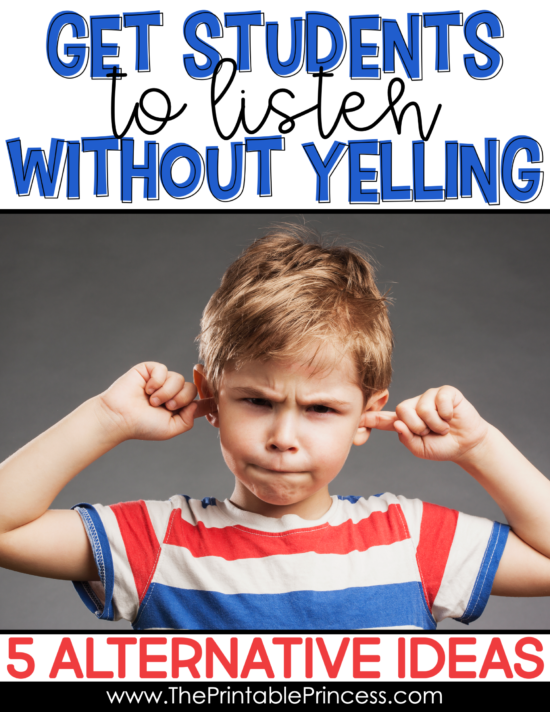 Classroom management is a big part of being a teacher and running a successful, productive classroom. We all strive to create a learning environment that is safe and effective. But sometimes, student's can push our buttons and we feel like we might lose our cool. It might feel like your students just won't listen to you unless you yell. In this article you'll learn why yelling is not an effective technique and the impact it can have on your students. You'll also discover five alternatives to help you have classroom management without yelling.