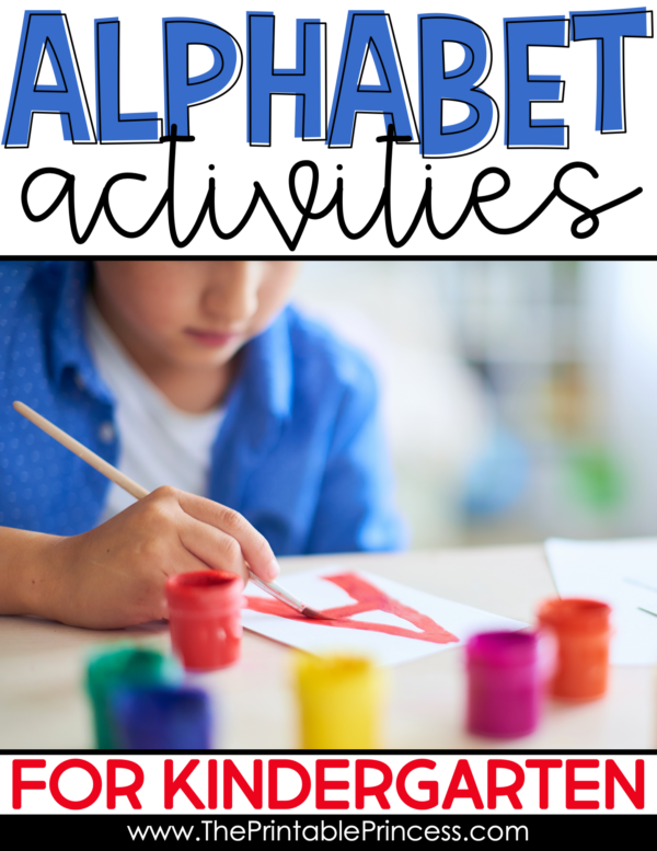 Letter Recognition and Alphabet Activities for Kindergarten