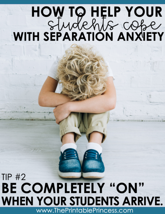 If you're a PreK or Kindergarten teacher you know that the first day of school can be a scary time for students. Some students are eager to get into their new classroom, while other students are crying on the first day of school. Here are eight practical tips and strategies you can use as you help students with separation anxiety. 