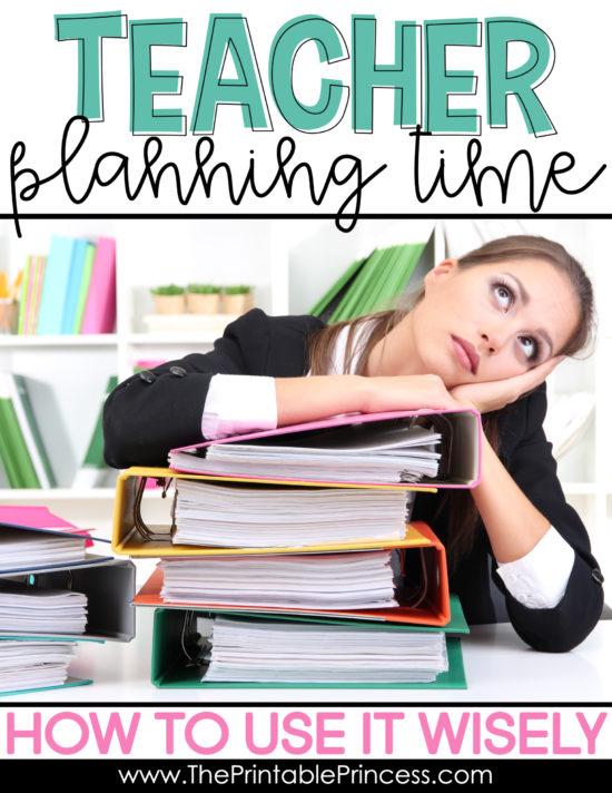 Balancing time in the classroom with time to prepare FOR the classroom is not as easy as it looks. It seems like there's so much to do and so much to plan for. Dividing your time and having a solid plan in place is the key to making the most of your teacher prep time. Click through for a step-by-step guide in making the most of your prep time. You can also download a FREE editable weekly schedule to keep you on track. 